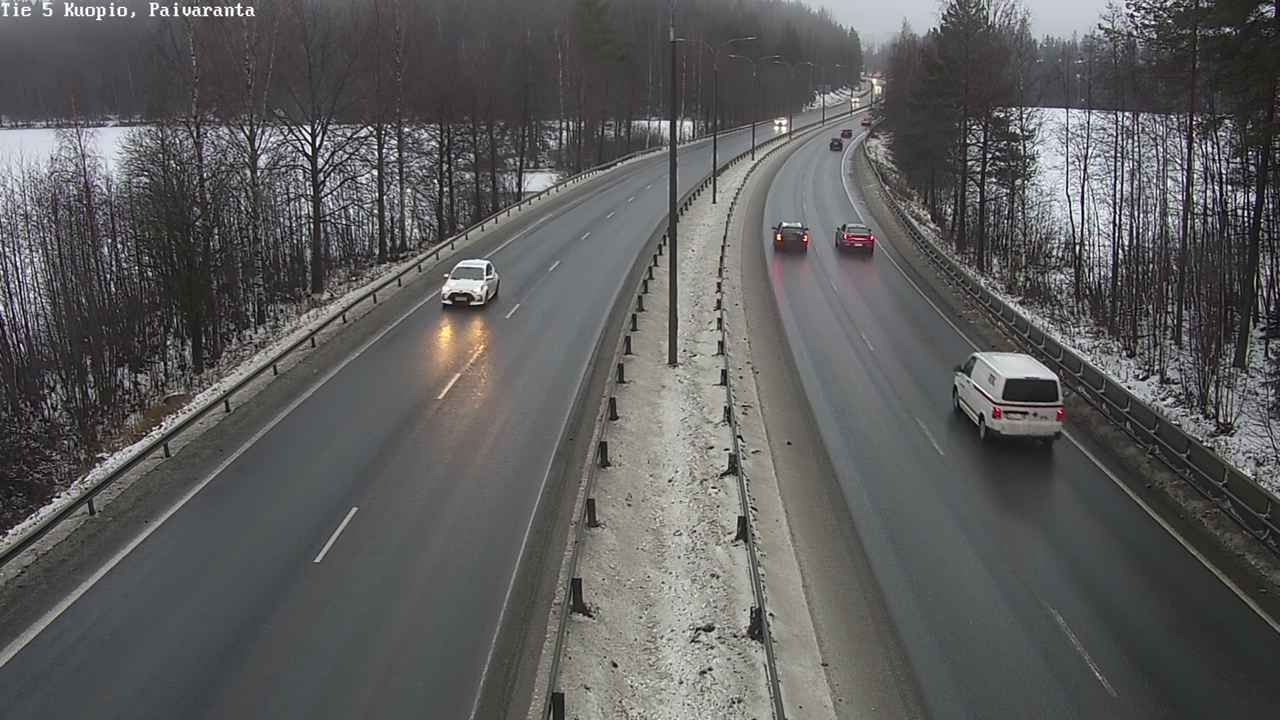 Weather Camera Image Road 5 Kuopio, Päiväranta, Kuopio, Pohjois-Savo