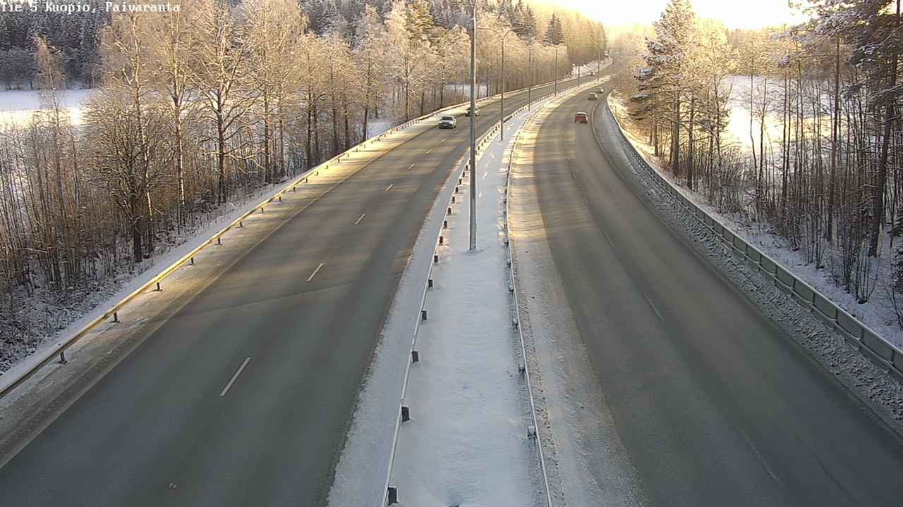 Weather Camera Image Väg 5 Kuopio, Päiväranta, Kuopio, Pohjois-Savo