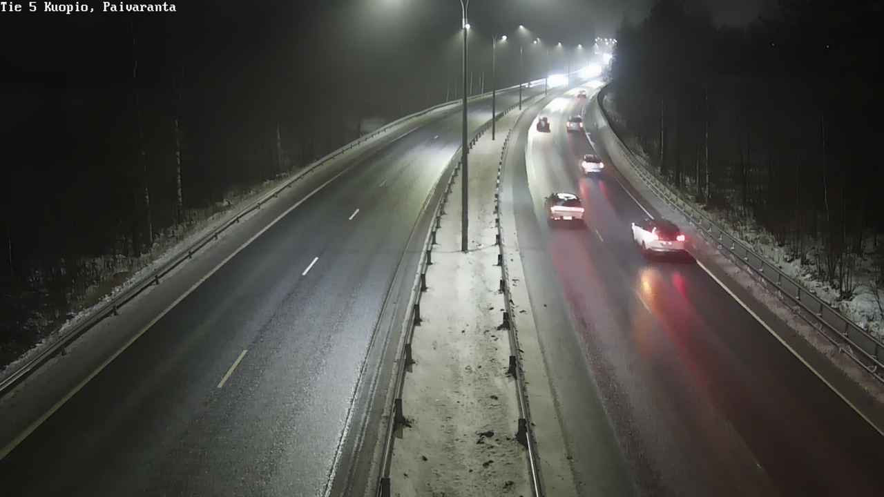 Weather Camera Image Road 5 Kuopio, Päiväranta, Kuopio, Pohjois-Savo