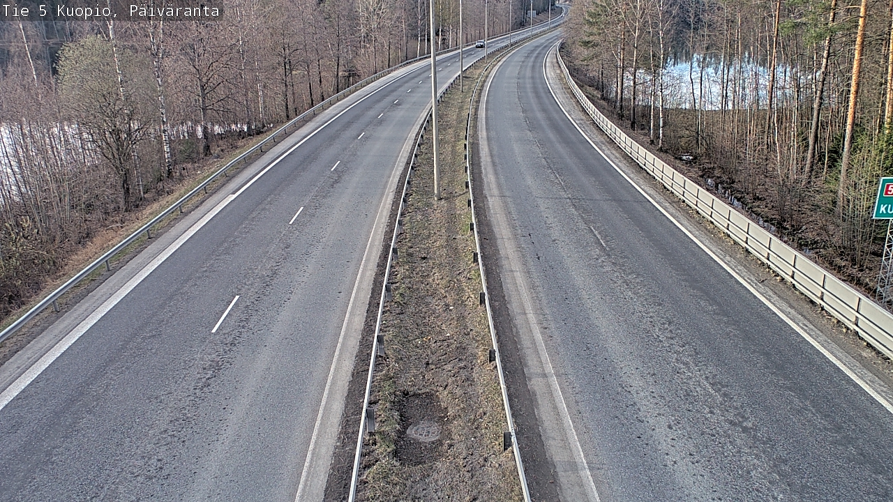 Weather Camera Image Road 5 Kuopio, Päiväranta, Kuopio, Pohjois-Savo