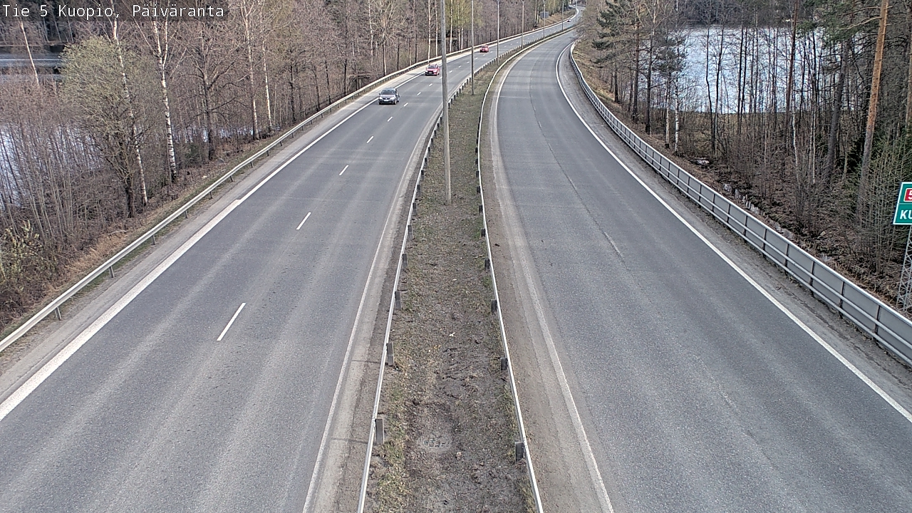 Weather Camera Image Road 5 Kuopio, Päiväranta, Kuopio, Pohjois-Savo
