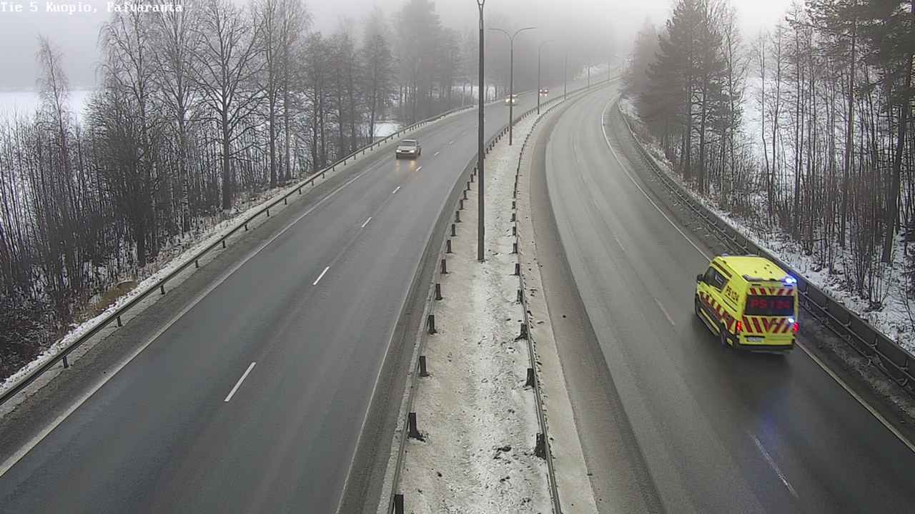 Weather Camera Image Road 5 Kuopio, Päiväranta, Kuopio, Pohjois-Savo