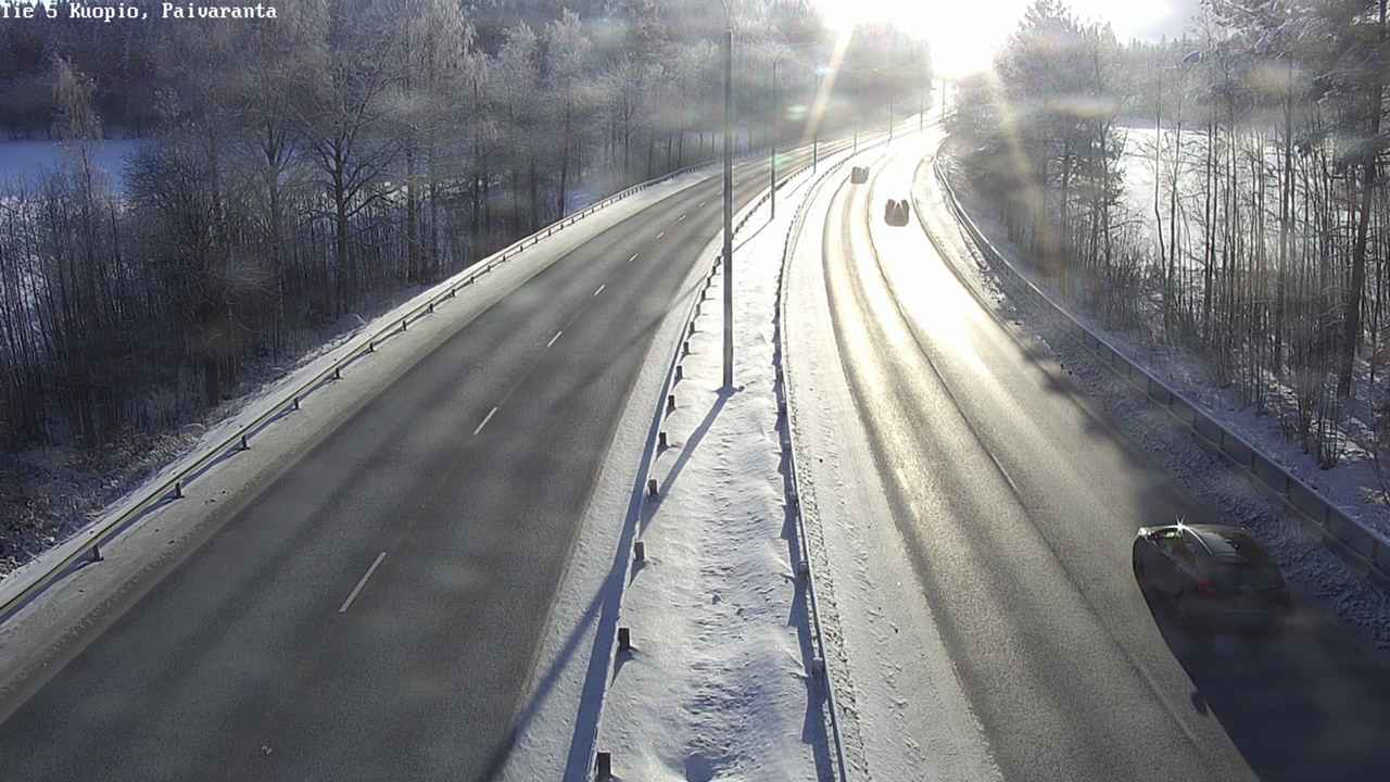 Weather Camera Image Väg 5 Kuopio, Päiväranta, Kuopio, Pohjois-Savo