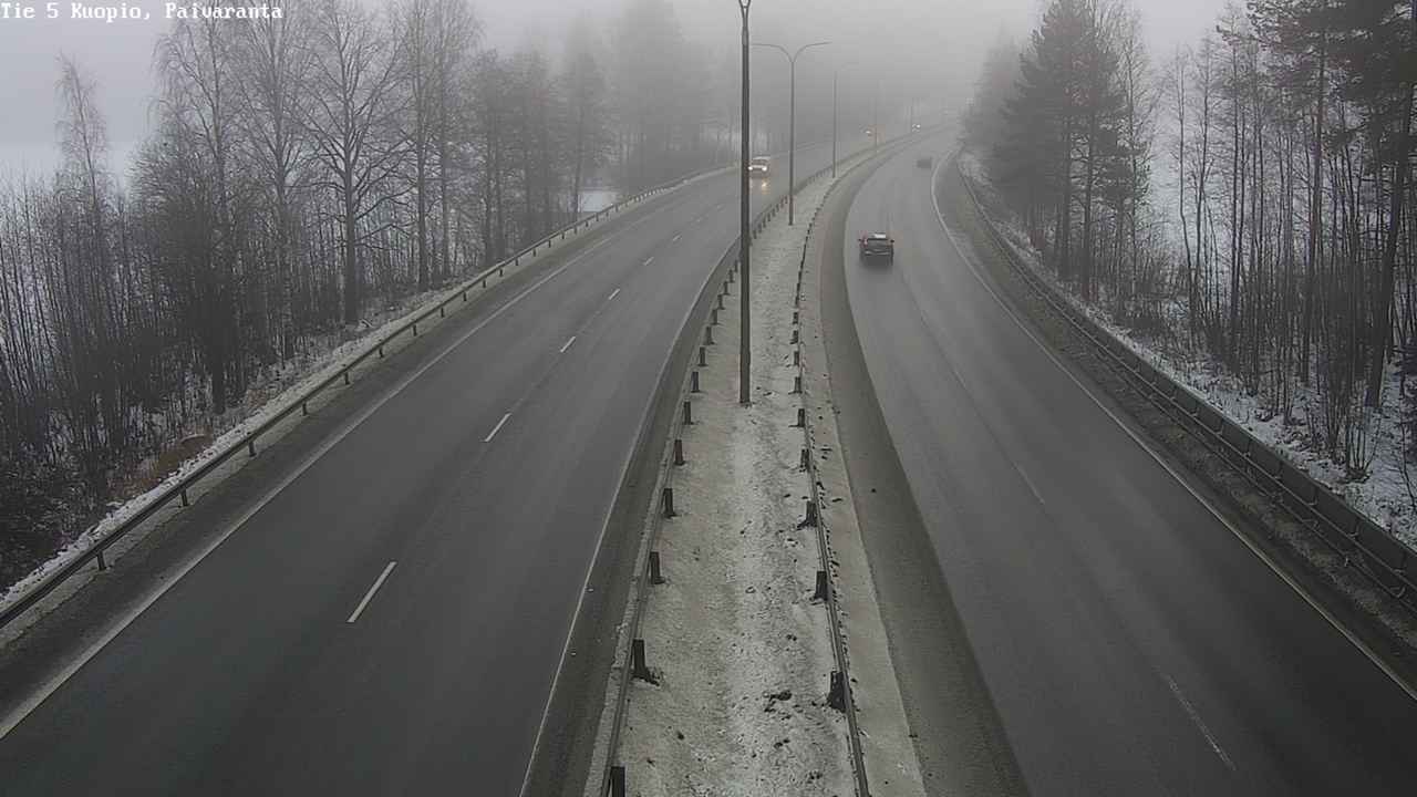 Weather Camera Image Road 5 Kuopio, Päiväranta, Kuopio, Pohjois-Savo