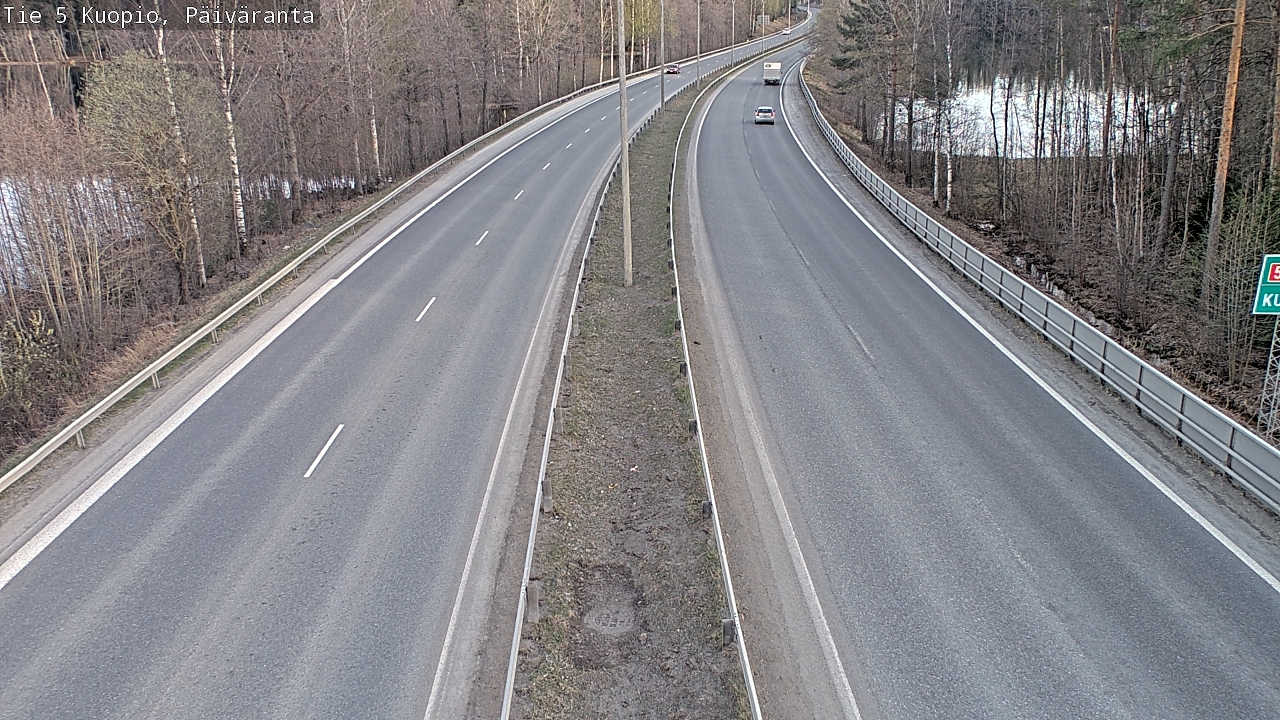 Weather Camera Image Road 5 Kuopio, Päiväranta, Kuopio, Pohjois-Savo