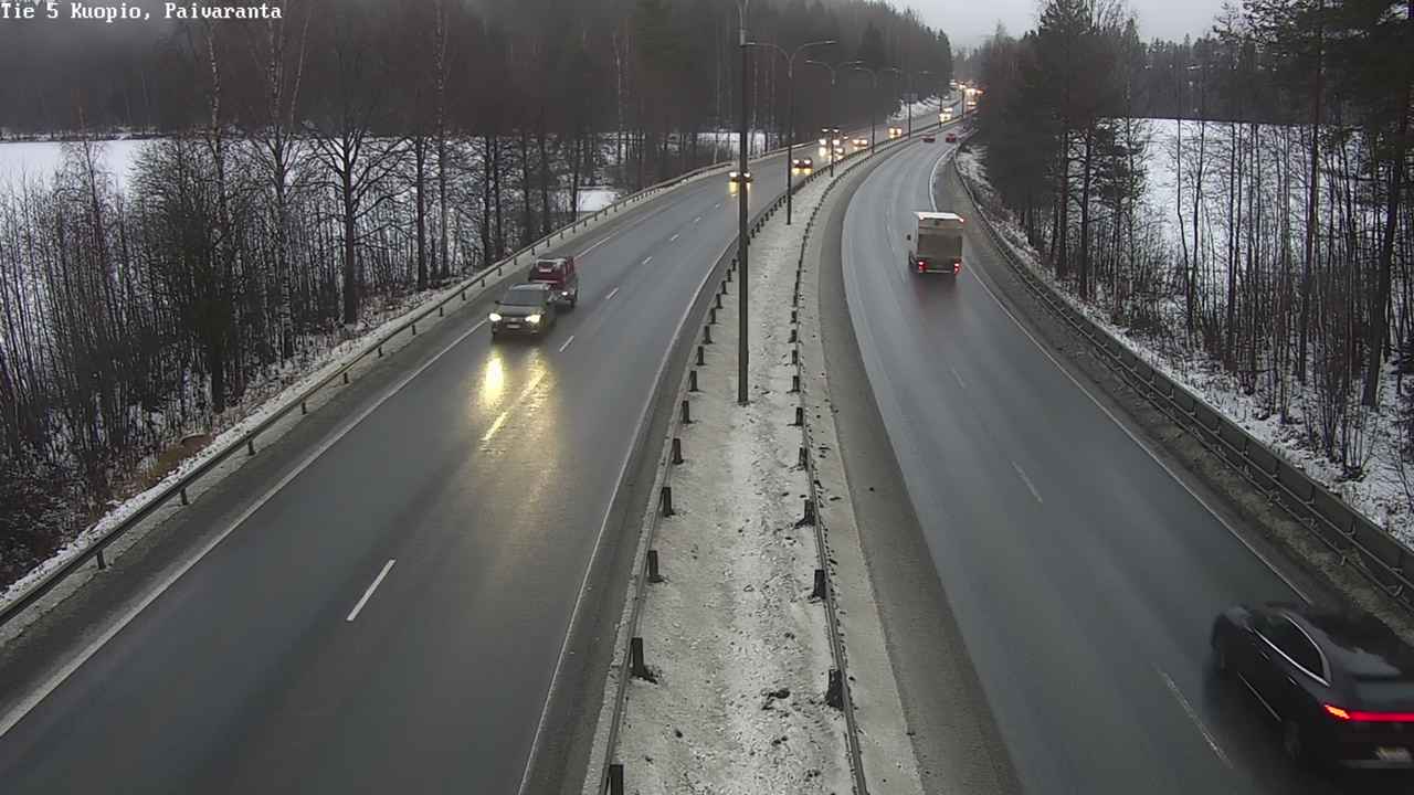 Weather Camera Image Road 5 Kuopio, Päiväranta, Kuopio, Pohjois-Savo