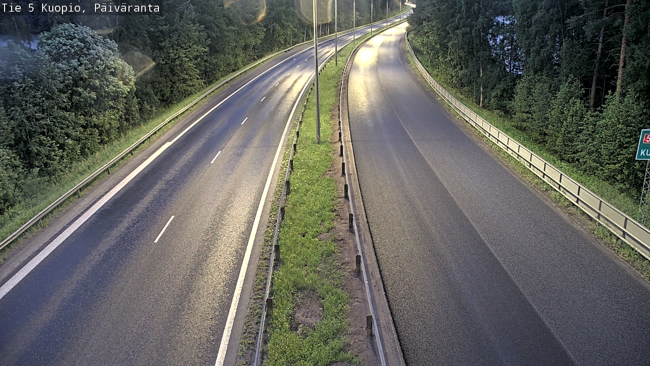 Kelikamerat Kuva Tie 5 Kuopio, Päiväranta, Kuopio, Pohjois-Savo