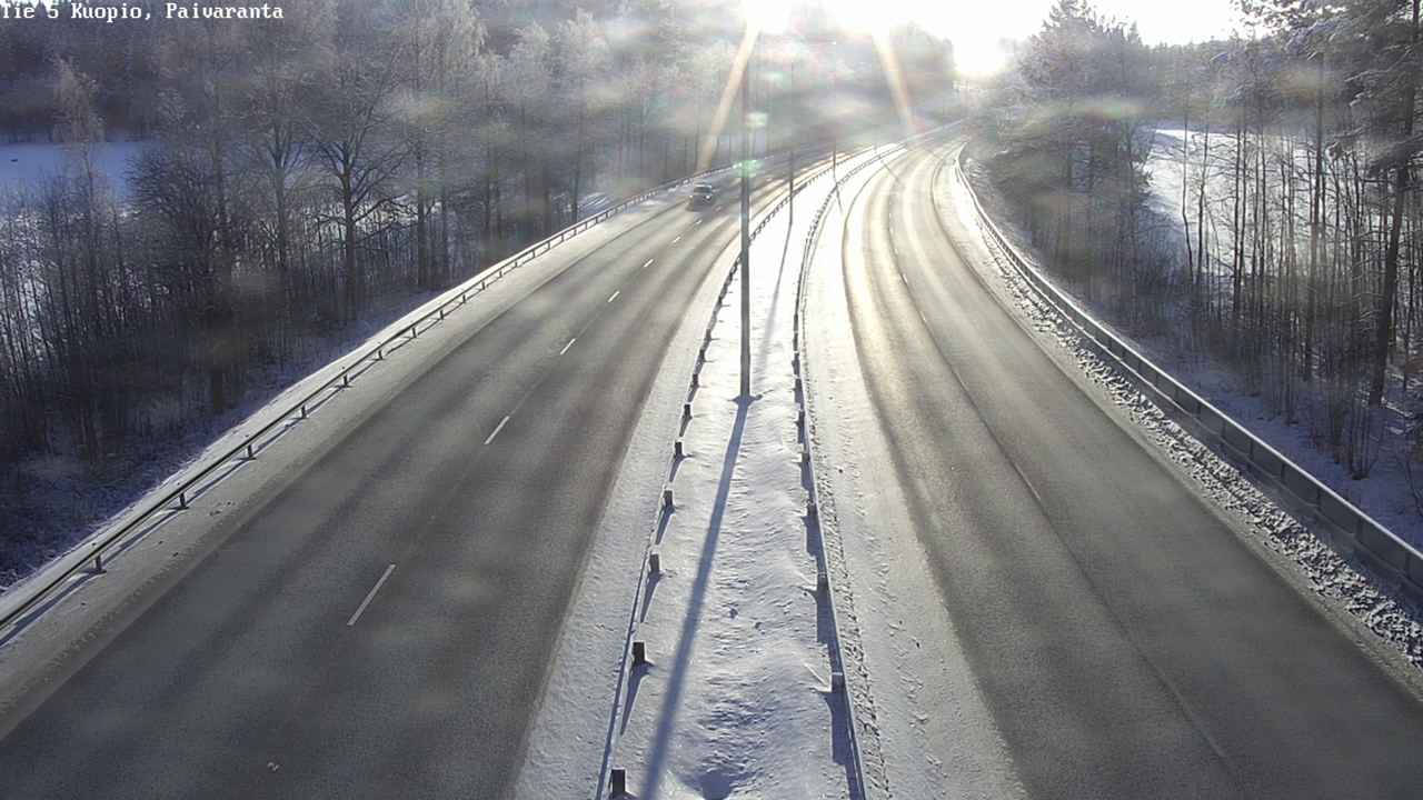 Weather Camera Image Väg 5 Kuopio, Päiväranta, Kuopio, Pohjois-Savo