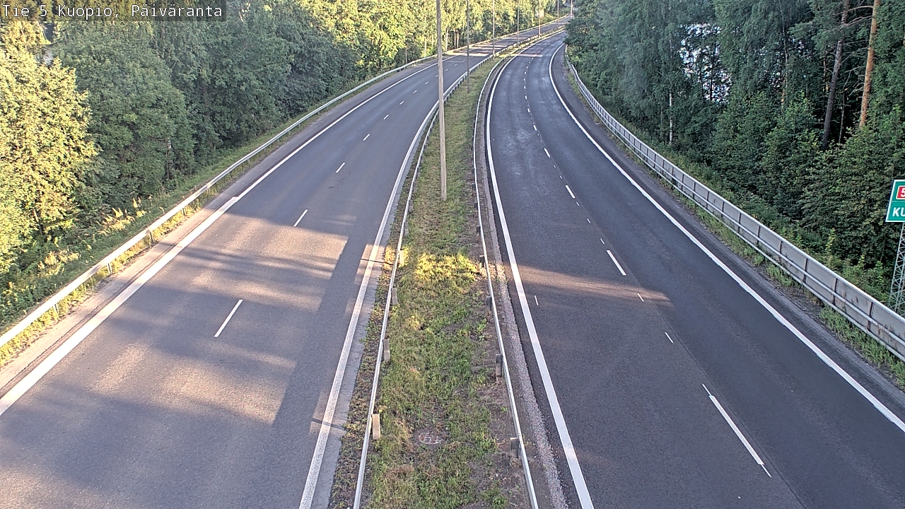 Kelikamerat Kuva Tie 5 Kuopio, Päiväranta, Kuopio, Pohjois-Savo