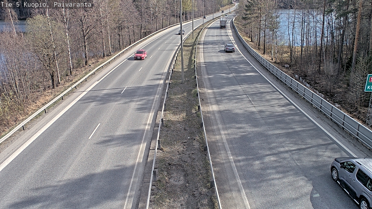 Weather Camera Image Road 5 Kuopio, Päiväranta, Kuopio, Pohjois-Savo