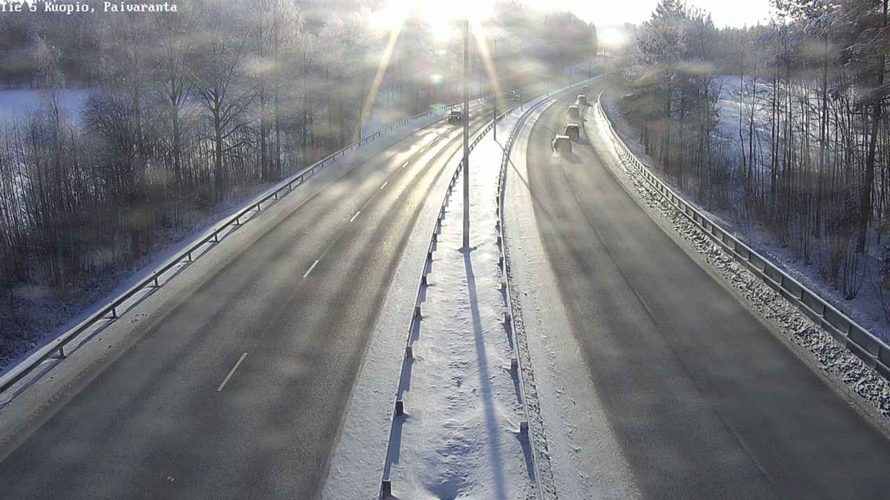 Weather Camera Image Väg 5 Kuopio, Päiväranta, Kuopio, Pohjois-Savo