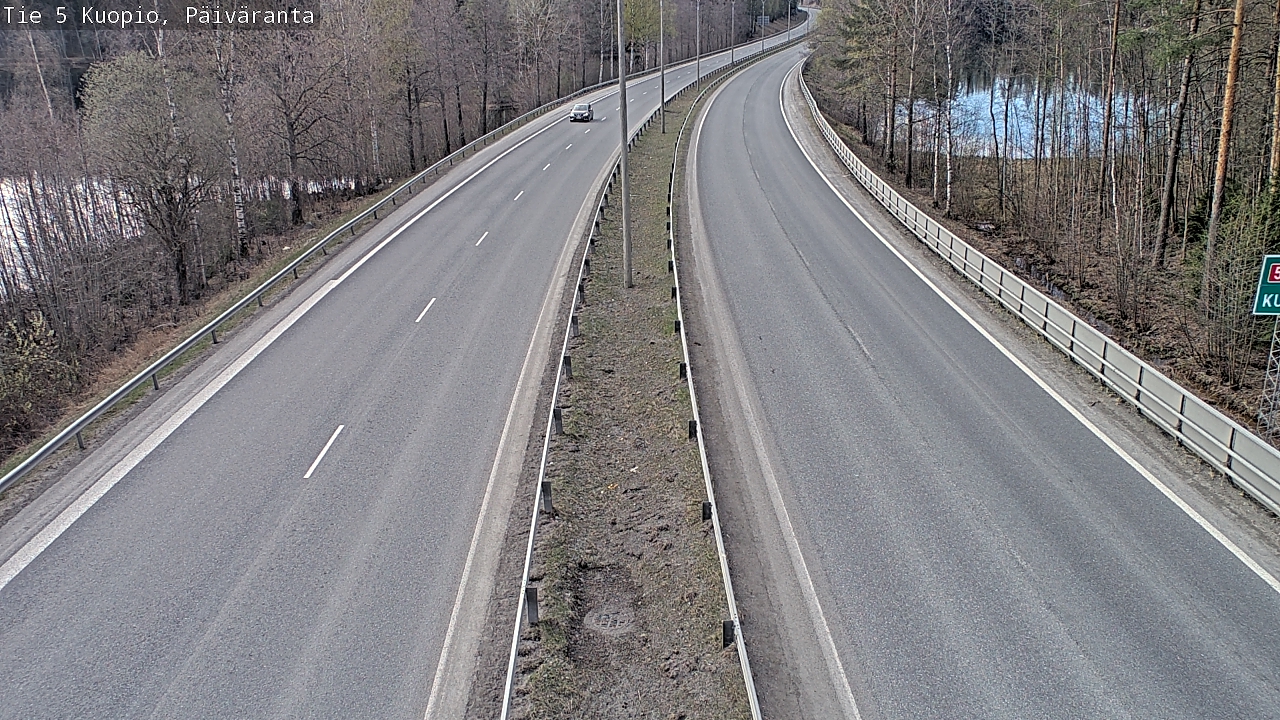 Weather Camera Image Road 5 Kuopio, Päiväranta, Kuopio, Pohjois-Savo