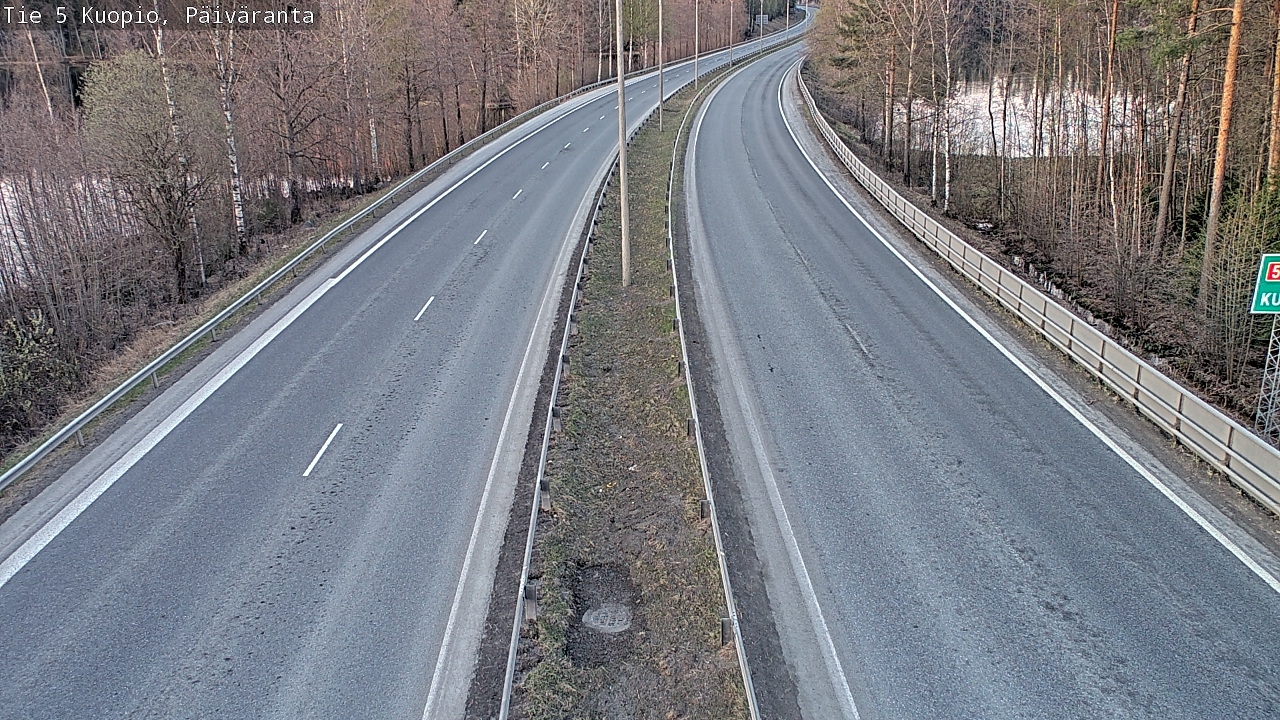 Weather Camera Image Väg 5 Kuopio, Päiväranta, Kuopio, Pohjois-Savo