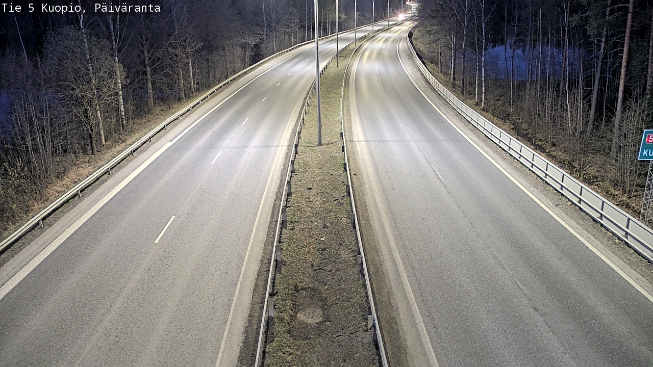 Weather Camera Image Road 5 Kuopio, Päiväranta, Kuopio, Pohjois-Savo