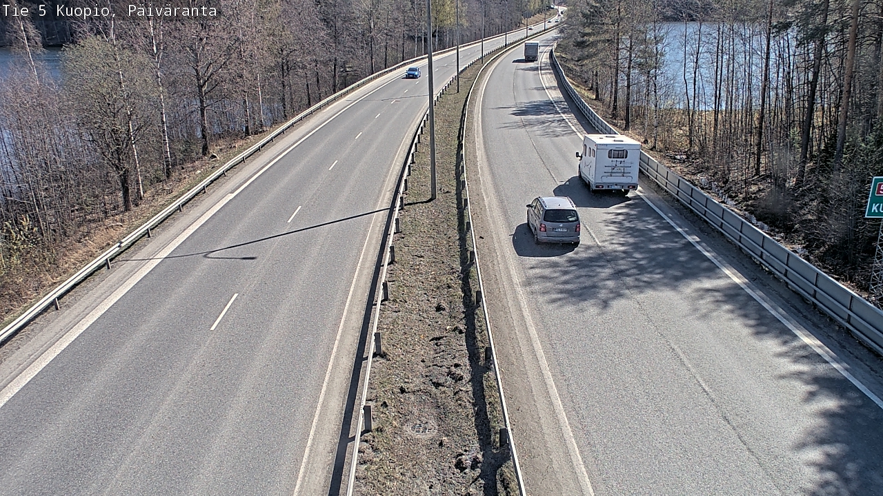 Weather Camera Image Road 5 Kuopio, Päiväranta, Kuopio, Pohjois-Savo