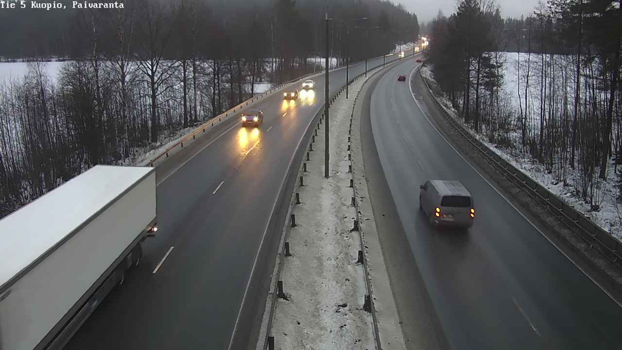 Weather Camera Image Road 5 Kuopio, Päiväranta, Kuopio, Pohjois-Savo