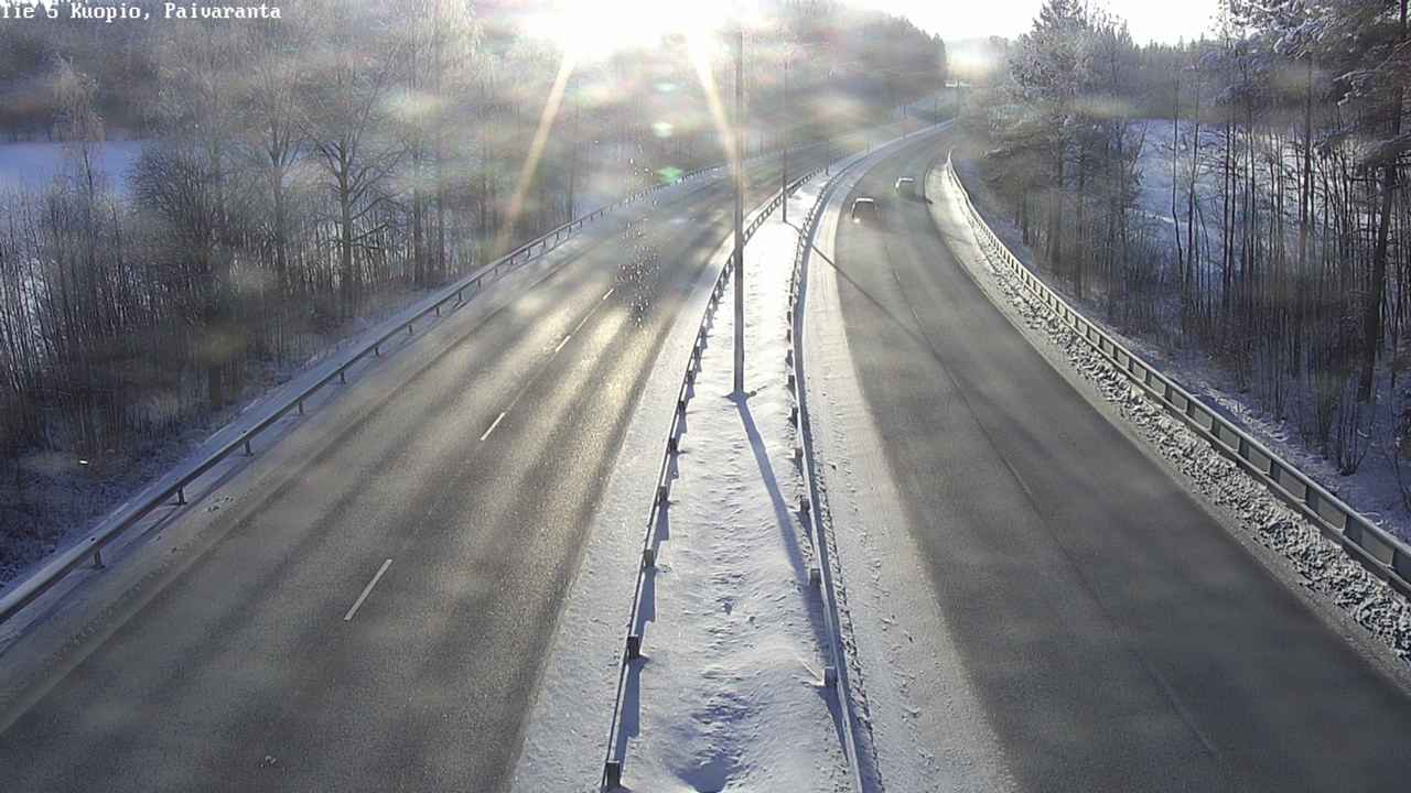 Weather Camera Image Väg 5 Kuopio, Päiväranta, Kuopio, Pohjois-Savo