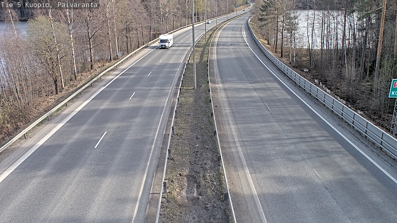 Weather Camera Image Road 5 Kuopio, Päiväranta, Kuopio, Pohjois-Savo