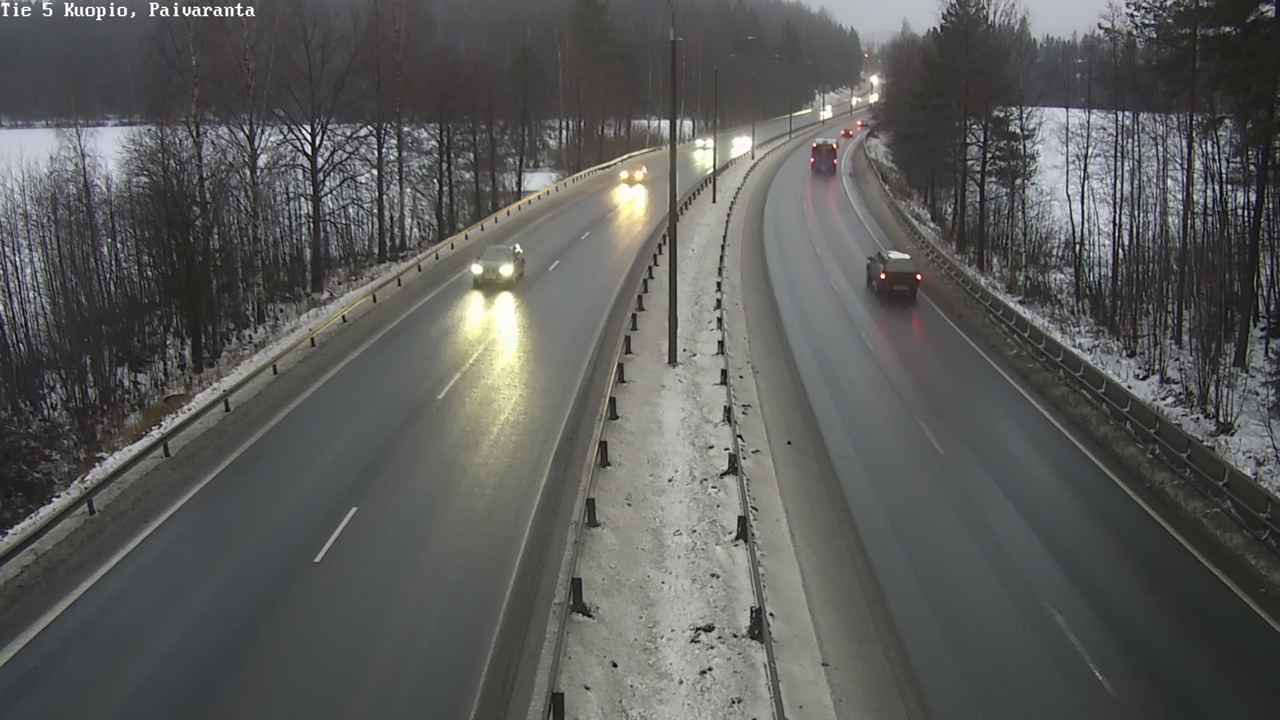 Weather Camera Image Road 5 Kuopio, Päiväranta, Kuopio, Pohjois-Savo