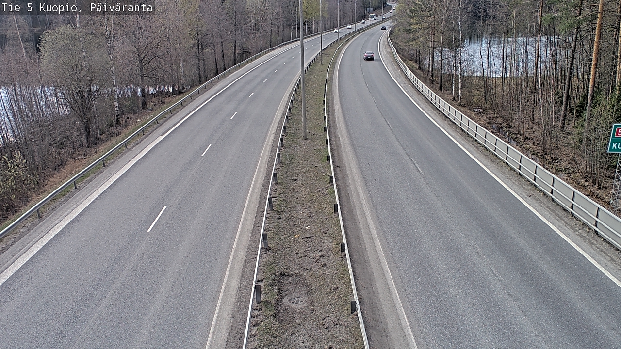 Weather Camera Image Road 5 Kuopio, Päiväranta, Kuopio, Pohjois-Savo