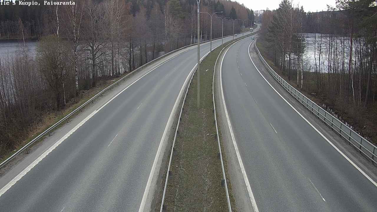 Weather Camera Image Road 5 Kuopio, Päiväranta, Kuopio, Pohjois-Savo