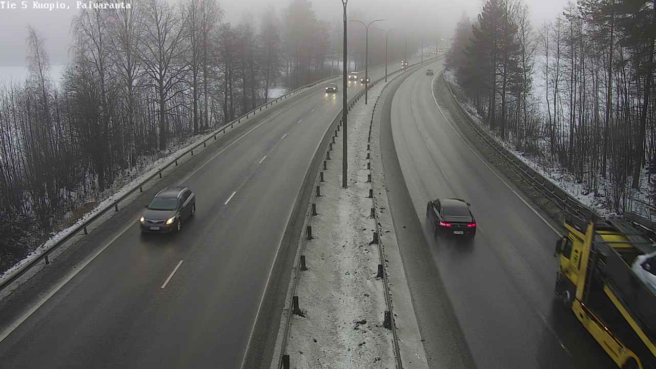 Weather Camera Image Road 5 Kuopio, Päiväranta, Kuopio, Pohjois-Savo