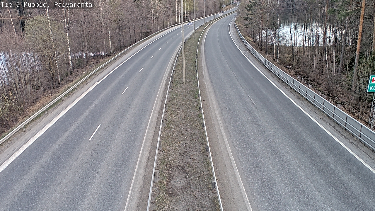 Weather Camera Image Road 5 Kuopio, Päiväranta, Kuopio, Pohjois-Savo