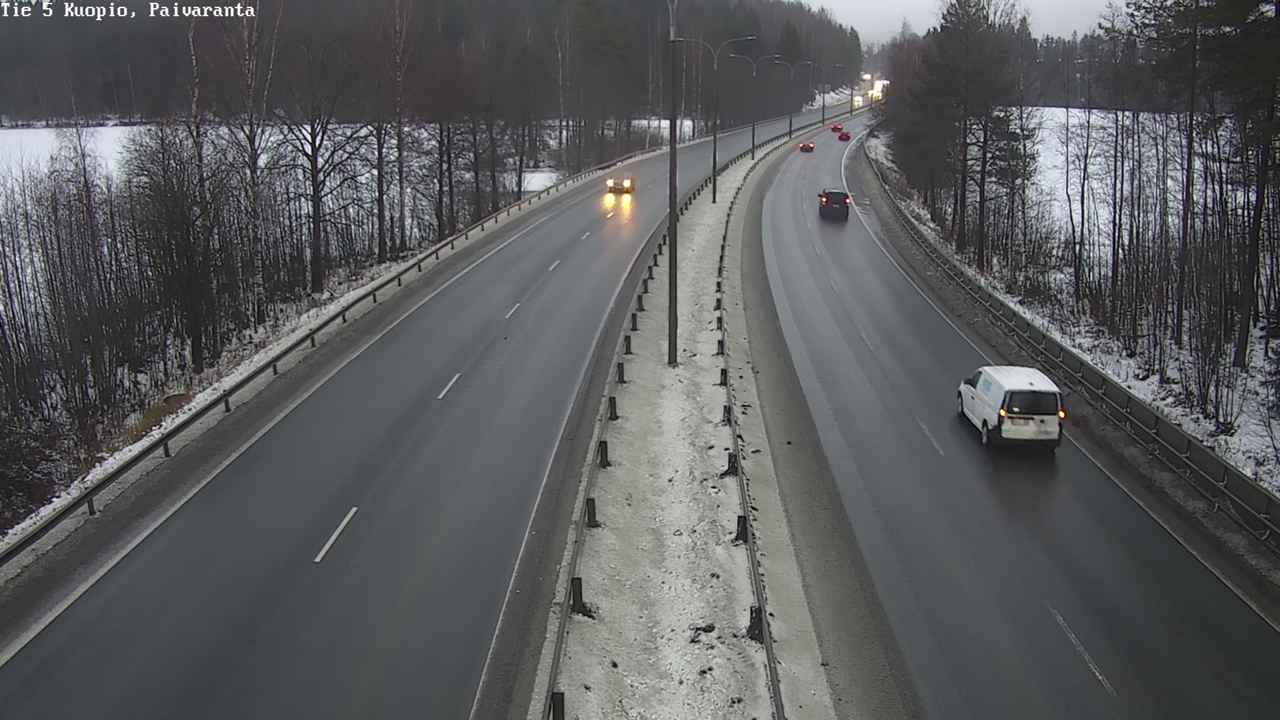 Weather Camera Image Road 5 Kuopio, Päiväranta, Kuopio, Pohjois-Savo