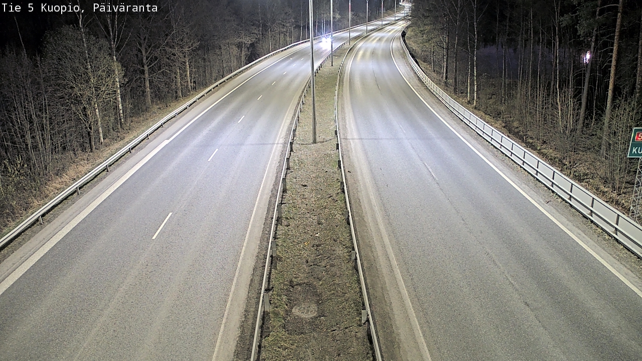 Weather Camera Image Road 5 Kuopio, Päiväranta, Kuopio, Pohjois-Savo