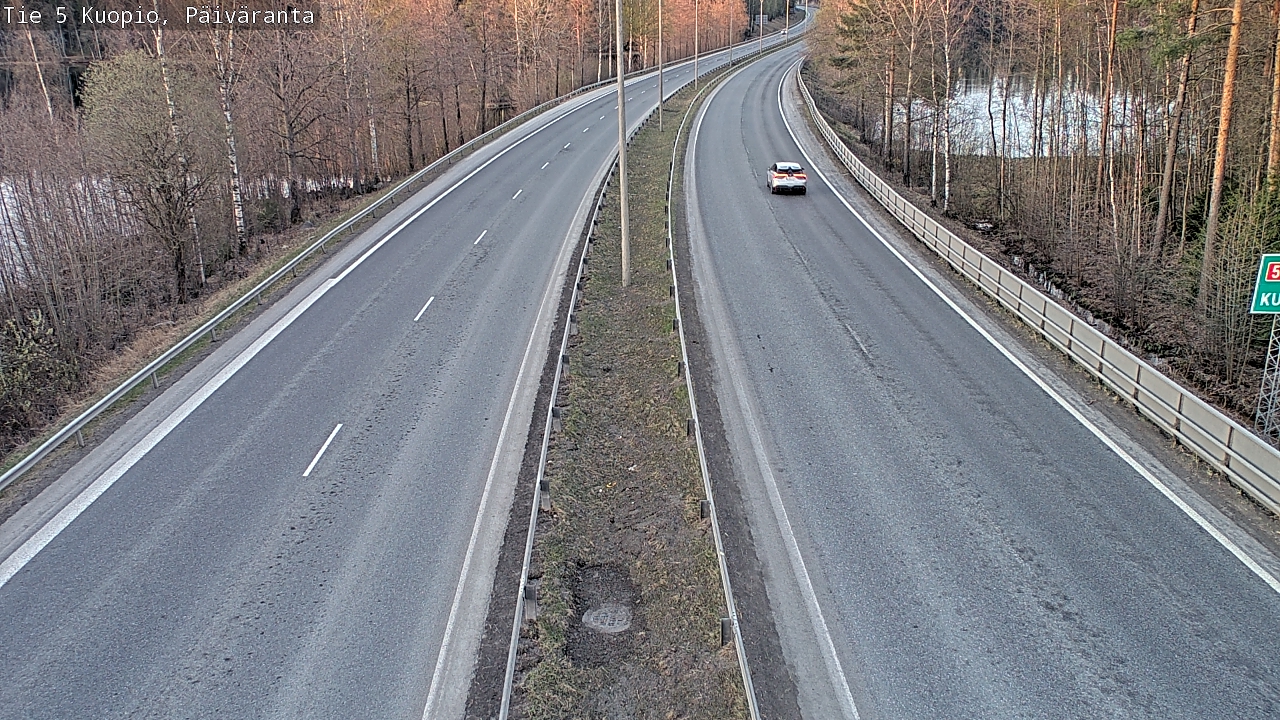 Weather Camera Image Väg 5 Kuopio, Päiväranta, Kuopio, Pohjois-Savo