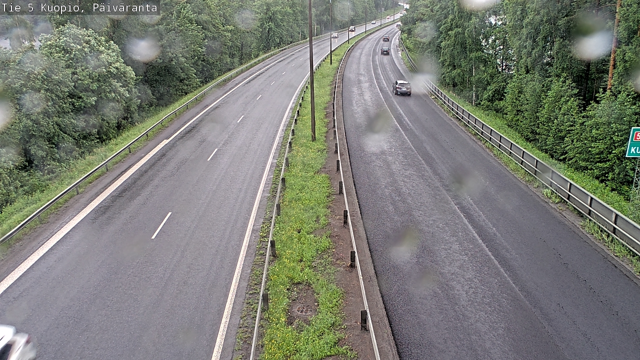 Weather Camera Image Väg 5 Kuopio, Päiväranta, Kuopio, Pohjois-Savo