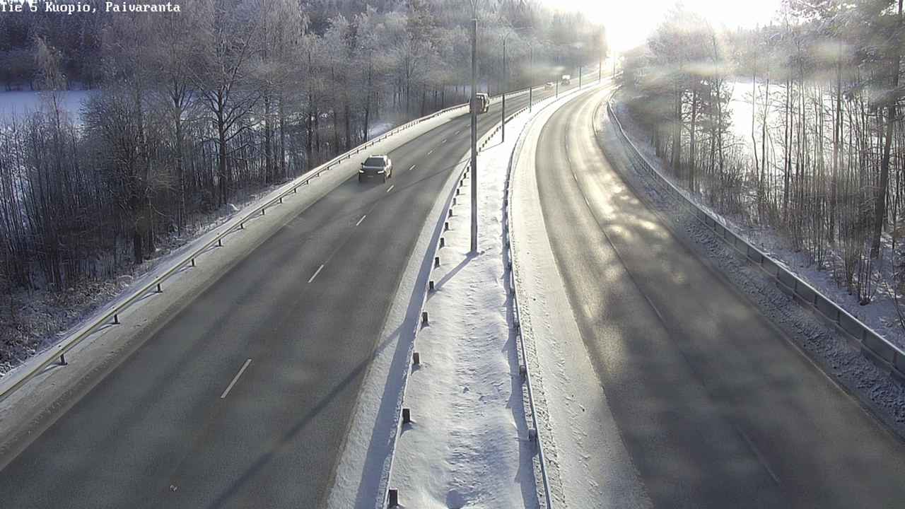 Weather Camera Image Väg 5 Kuopio, Päiväranta, Kuopio, Pohjois-Savo