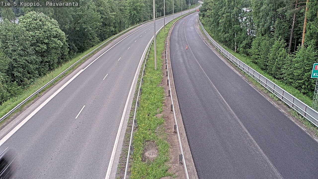 Kelikamerat Kuva Tie 5 Kuopio, Päiväranta, Kuopio, Pohjois-Savo