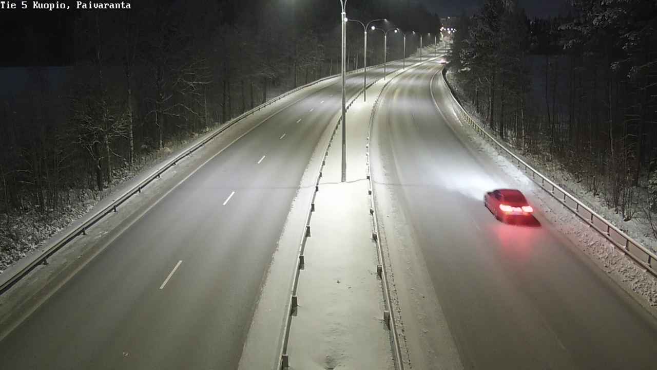 Weather Camera Image Väg 5 Kuopio, Päiväranta, Kuopio, Pohjois-Savo