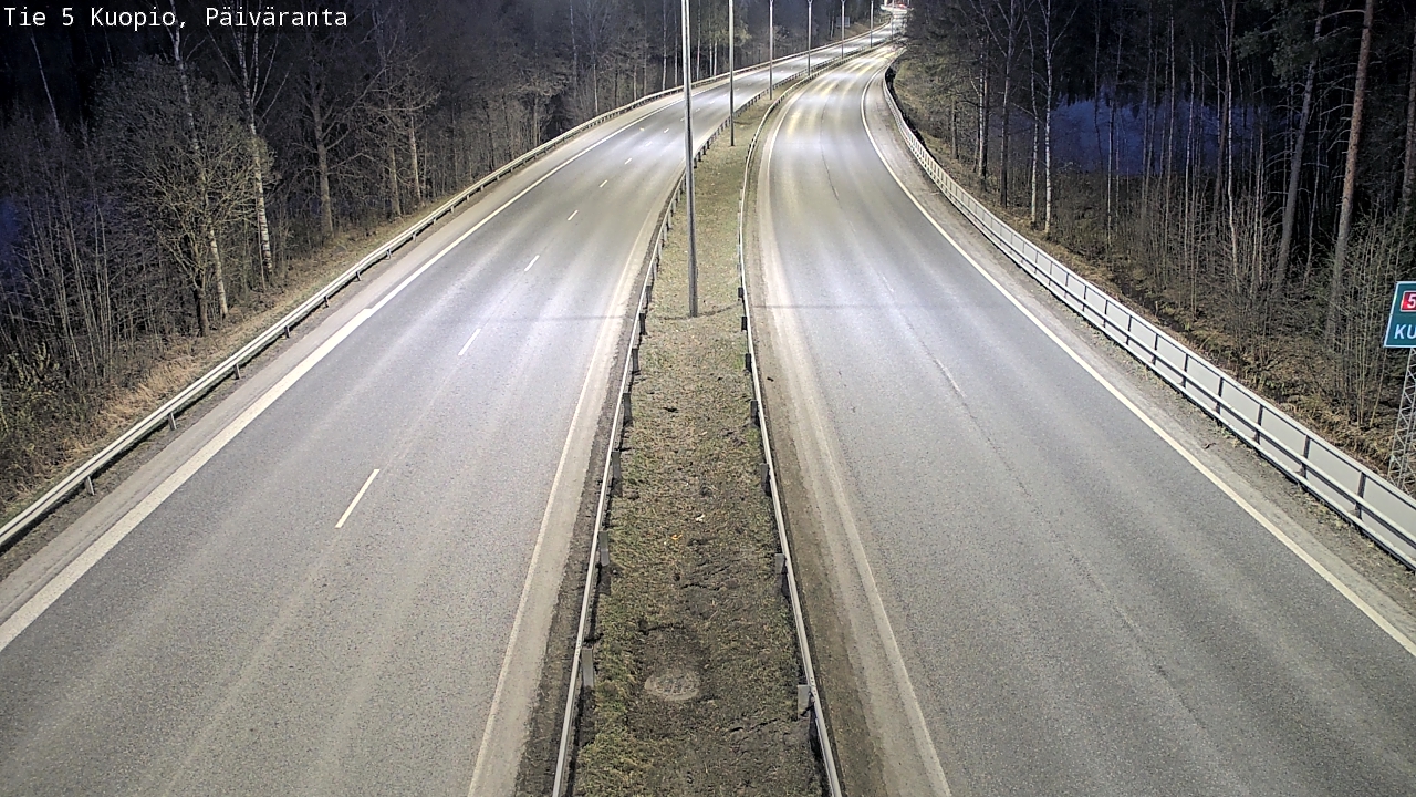 Weather Camera Image Road 5 Kuopio, Päiväranta, Kuopio, Pohjois-Savo