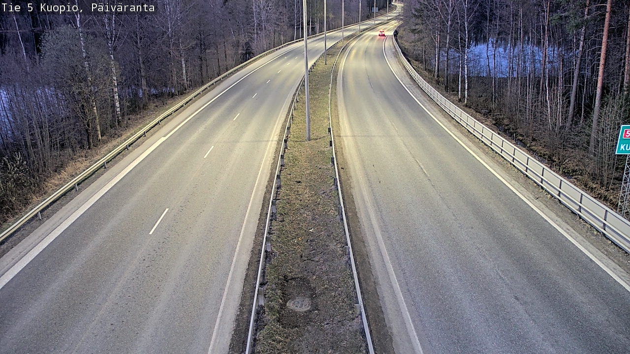Weather Camera Image Road 5 Kuopio, Päiväranta, Kuopio, Pohjois-Savo