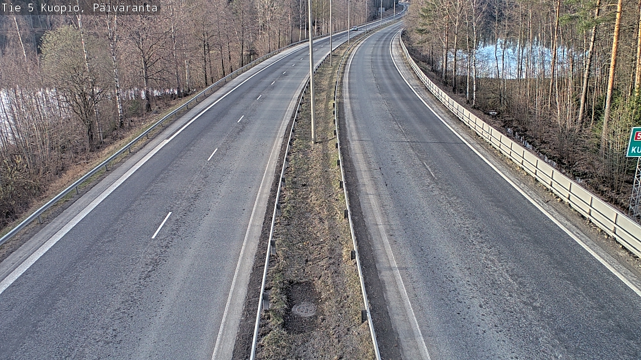 Weather Camera Image Road 5 Kuopio, Päiväranta, Kuopio, Pohjois-Savo