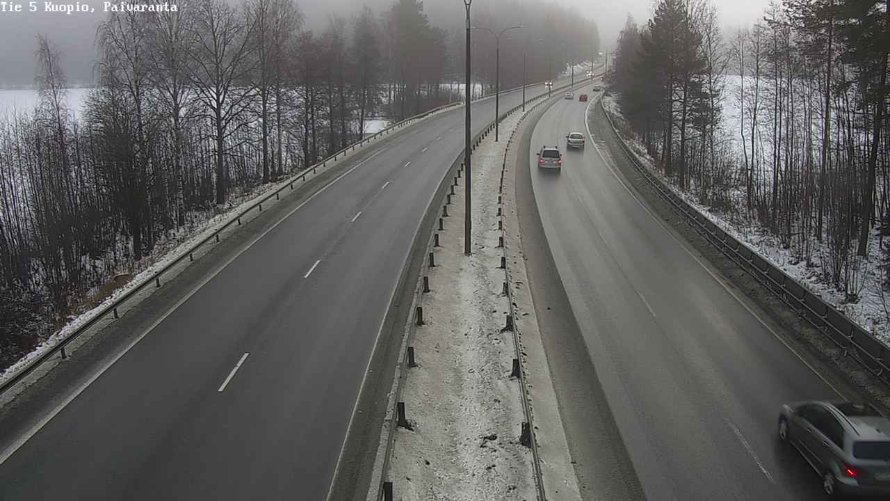 Weather Camera Image Road 5 Kuopio, Päiväranta, Kuopio, Pohjois-Savo