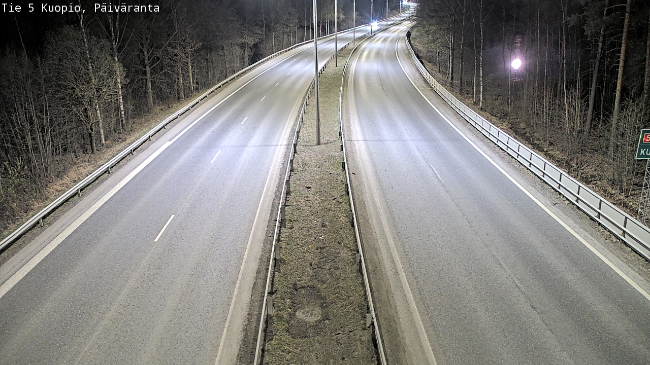 Weather Camera Image Road 5 Kuopio, Päiväranta, Kuopio, Pohjois-Savo