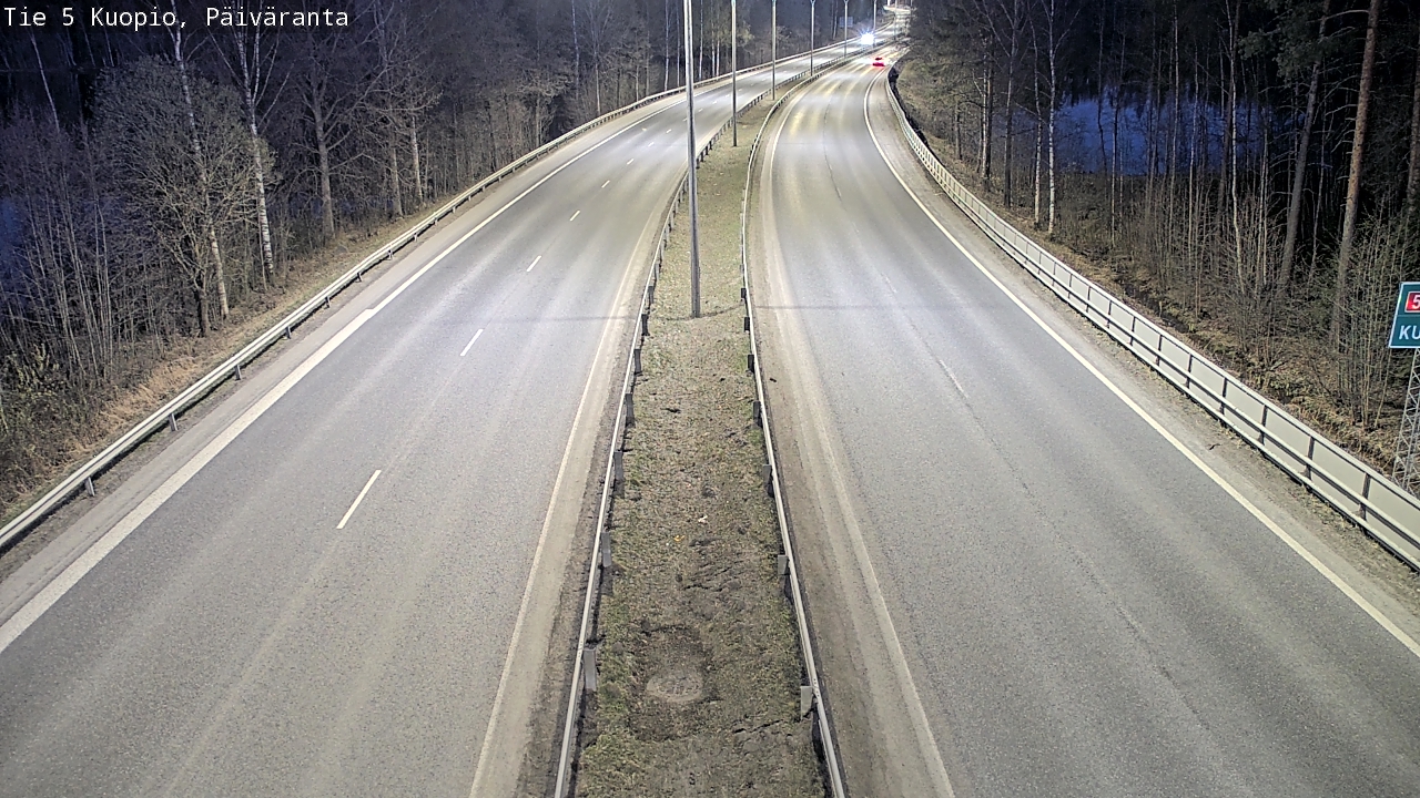 Weather Camera Image Road 5 Kuopio, Päiväranta, Kuopio, Pohjois-Savo