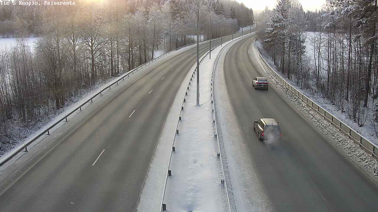 Weather Camera Image Väg 5 Kuopio, Päiväranta, Kuopio, Pohjois-Savo
