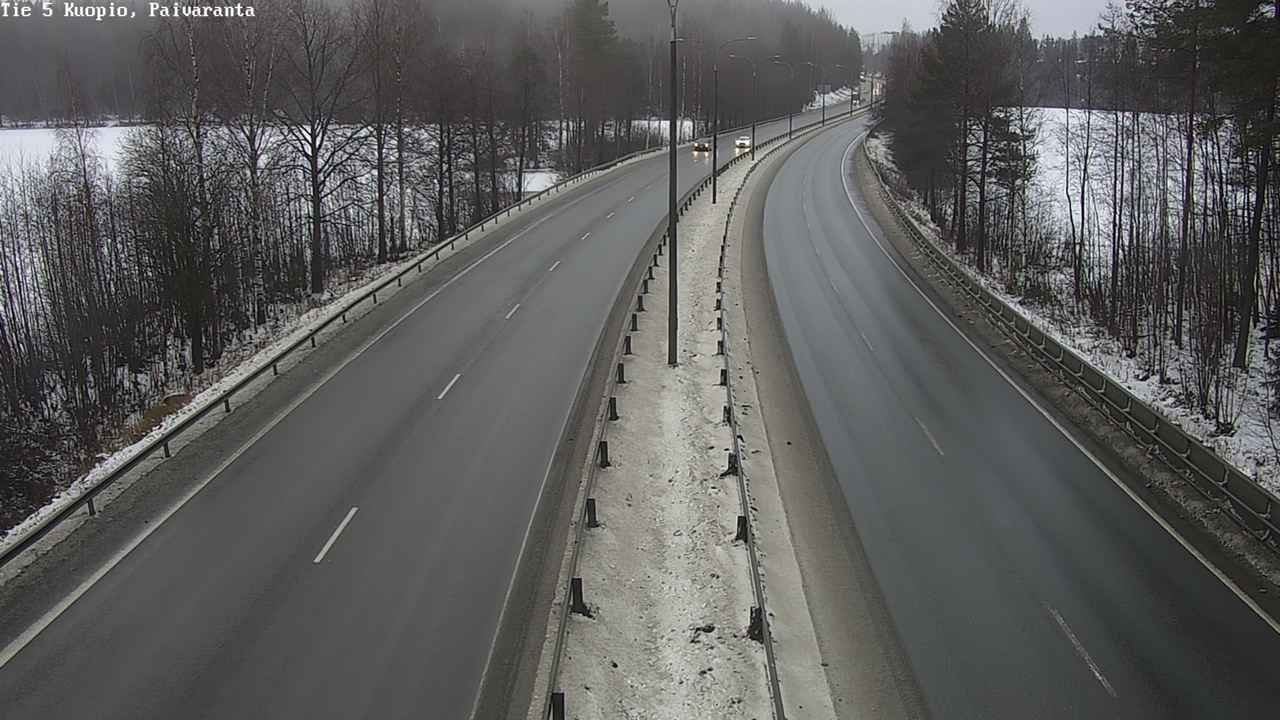 Weather Camera Image Road 5 Kuopio, Päiväranta, Kuopio, Pohjois-Savo