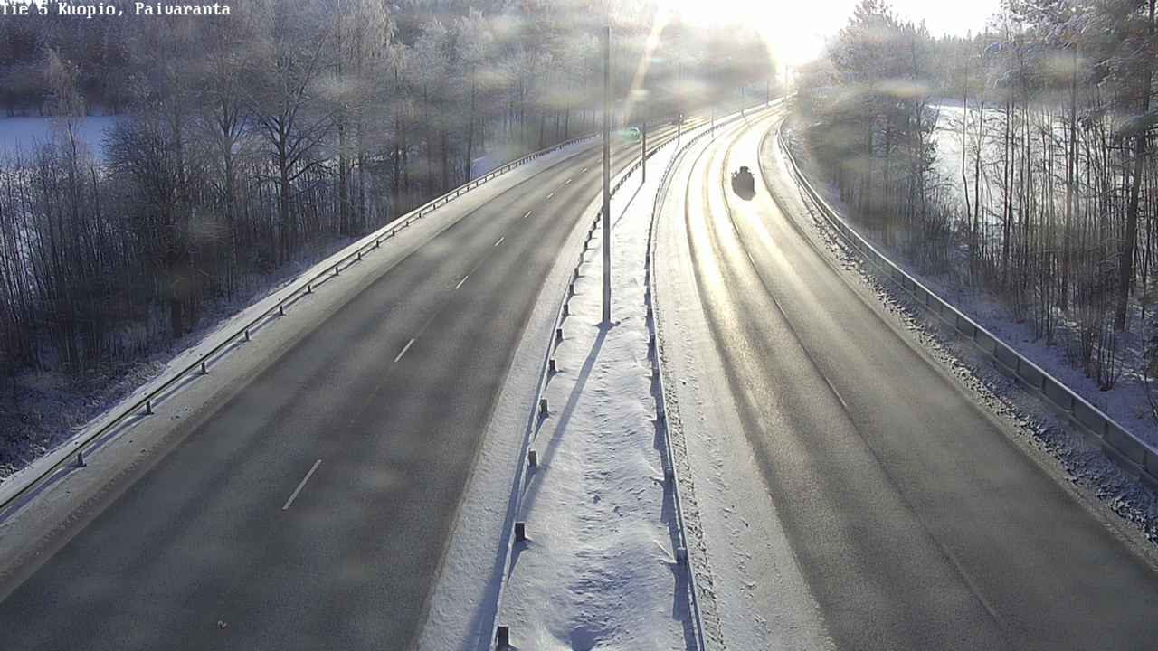 Weather Camera Image Väg 5 Kuopio, Päiväranta, Kuopio, Pohjois-Savo