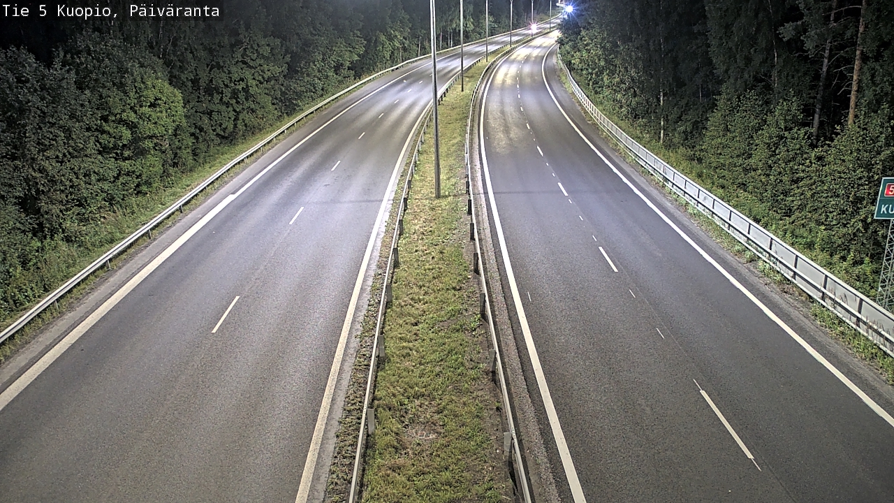 Kelikamerat Kuva Tie 5 Kuopio, Päiväranta, Kuopio, Pohjois-Savo