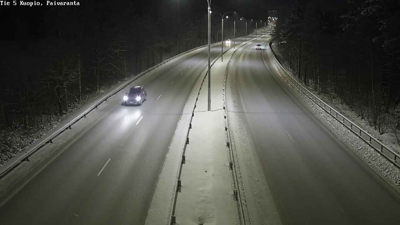 Weather Camera Image Väg 5 Kuopio, Päiväranta, Kuopio, Pohjois-Savo
