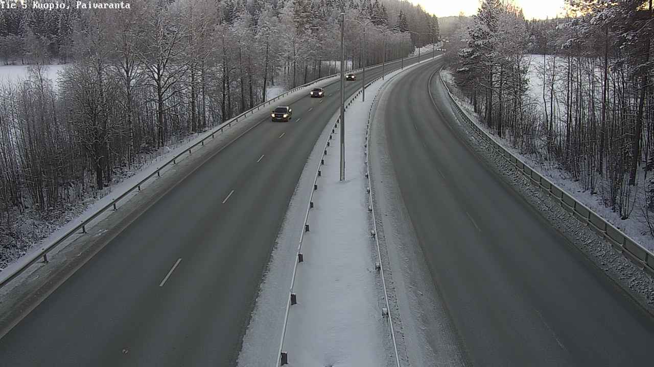 Weather Camera Image Väg 5 Kuopio, Päiväranta, Kuopio, Pohjois-Savo