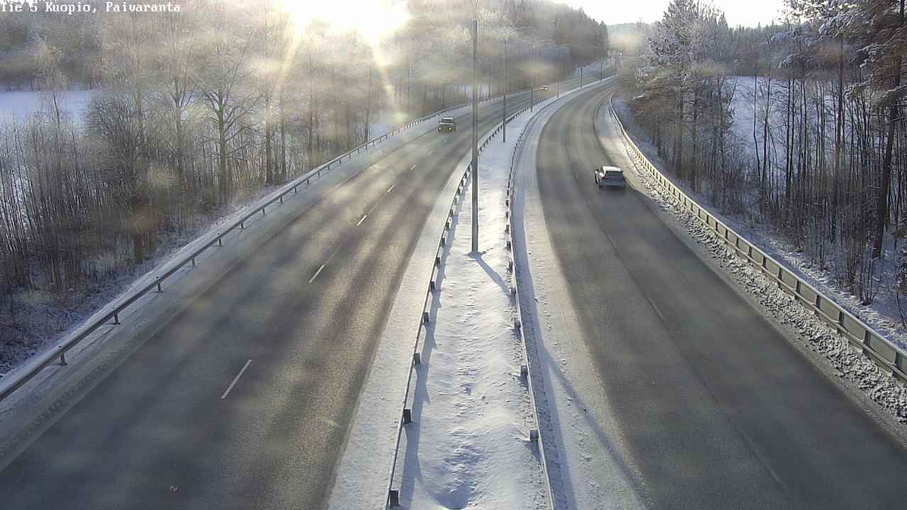 Weather Camera Image Väg 5 Kuopio, Päiväranta, Kuopio, Pohjois-Savo
