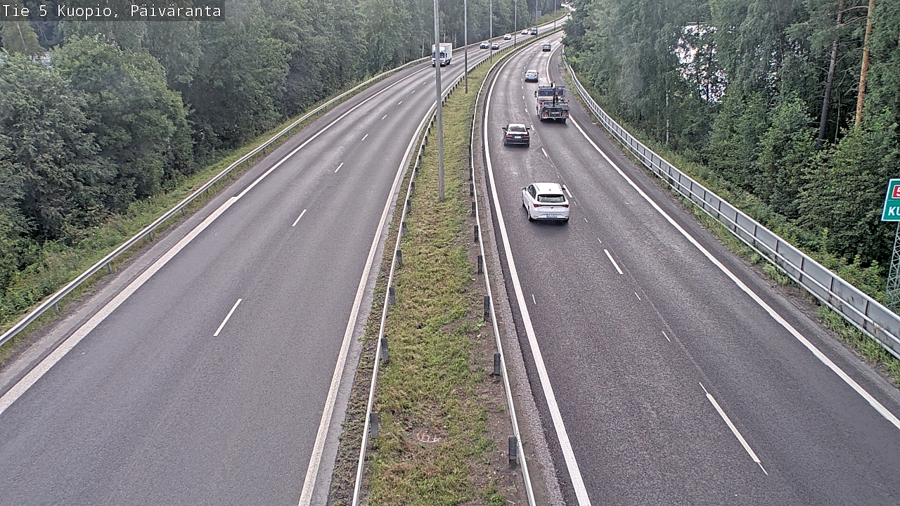 Kelikamerat Kuva Tie 5 Kuopio, Päiväranta, Kuopio, Pohjois-Savo
