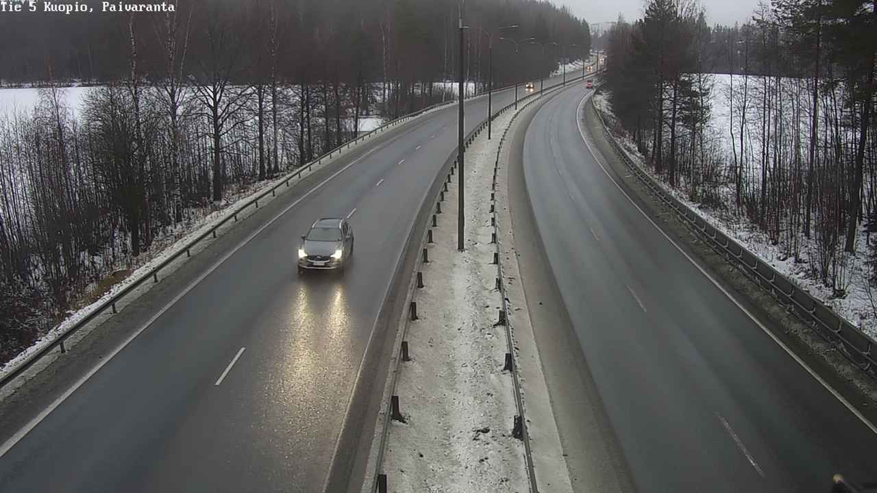 Weather Camera Image Road 5 Kuopio, Päiväranta, Kuopio, Pohjois-Savo