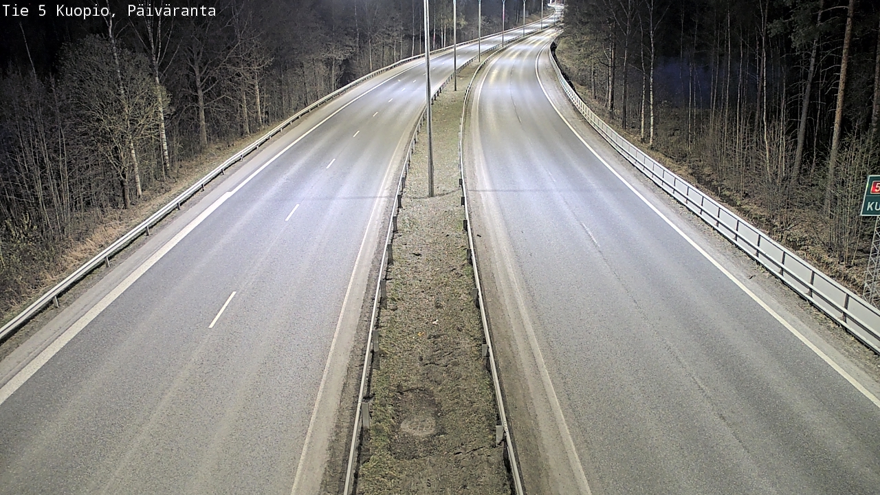 Weather Camera Image Road 5 Kuopio, Päiväranta, Kuopio, Pohjois-Savo